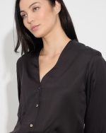 SHIRT SATIN V NECK - Image 6