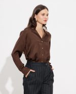 SHIRT SATIN V NECK - Image 8