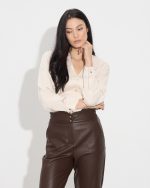 SHIRT SATIN V NECK - Image 17