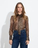 SHIRT TIE NECK ANIMAL PRINT - Image 2