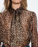 SHIRT TIE NECK ANIMAL PRINT - Image 5
