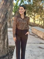 SHIRT TIE NECK ANIMAL PRINT - Image 8