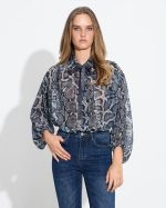 CHIFFON SHIRT ANIMAL PRINT - Image 3