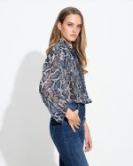 CHIFFON SHIRT ANIMAL PRINT - Image 5