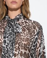 SHIRT CHIFFON ANIMAL PRINT - Image 4