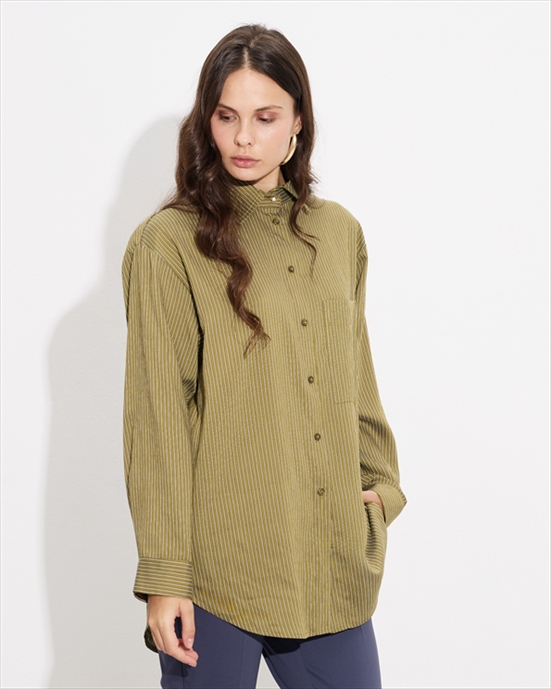 50028A.jpg SHIRT STRIPES WITH POCKET - Image 1