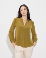 SHIRT CREPE MAO NECK - Image 13