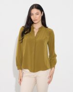 SHIRT CREPE MAO NECK - Image 14