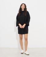 DRESS SHORT HIGH ROUND NECK - Image 3