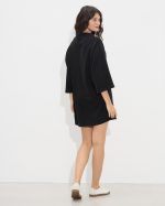 DRESS SHORT HIGH ROUND NECK - Image 6