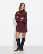 DRESS SHORT HIGH ROUND NECK - Image 8