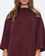 DRESS SHORT HIGH ROUND NECK - Image 11