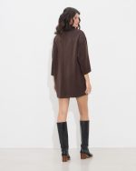 DRESS SHORT HIGH ROUND NECK - Image 16