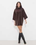 DRESS SHORT HIGH ROUND NECK - Image 17