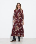 DRESS MIDI CHIFFON PRINTED