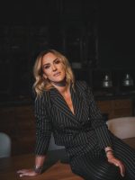 CROPPED JACKET STRIPE