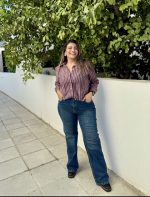 TROUSER JEAN WIDE LEG