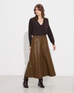 CROPPED TROUSER ECO LEATHER - Image 13