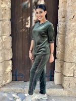 VELVET TROUSER SIDE STRIPE - Image 17