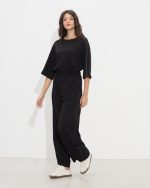 TROUSER WIDE LEG CONTRAST - Image 3