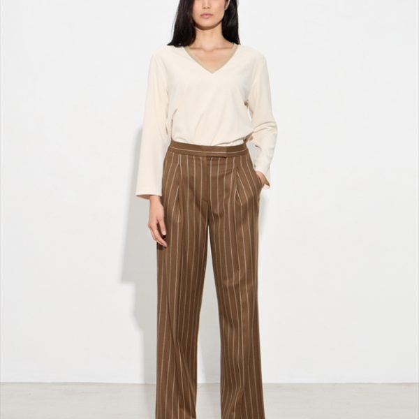 TROUSER STRIPES WIDE LEG