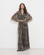 TROUSER CHIFFON ZIG ZAG
