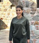 VELVET SWEATSHIRT LONG SLEEVE