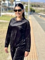 VELVET SWEATSHIRT LONG SLEEVE - Image 6