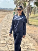 VELVET SWEATSHIRT LONG SLEEVE - Image 11