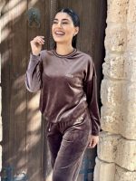 VELVET SWEATSHIRT LONG SLEEVE - Image 13
