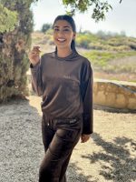 VELVET SWEATSHIRT LONG SLEEVE - Image 15