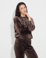 VELVET SWEATSHIRT LONG SLEEVE - Image 19