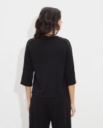 BLOUSE CONTRAST ON SLEEVE - Image 5