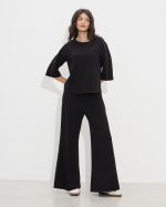 BLOUSE CONTRAST ON SLEEVE - Image 6