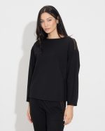 BLOUSE SCUBA STRIPES SHOULDER