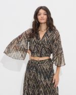 BLOUSE ZIG ZAG SHEER