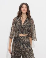 BLOUSE ZIG ZAG SHEER - Image 3