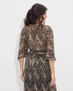 BLOUSE ZIG ZAG SHEER - Image 5