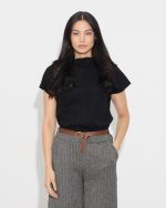 BLOUSE SCUBA SHORT SLEEVE - Image 3