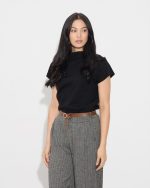 BLOUSE SCUBA SHORT SLEEVE - Image 5