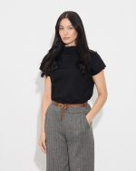 BLOUSE SCUBA SHORT SLEEVE - Image 7
