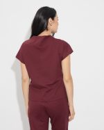 BLOUSE SCUBA SHORT SLEEVE - Image 12
