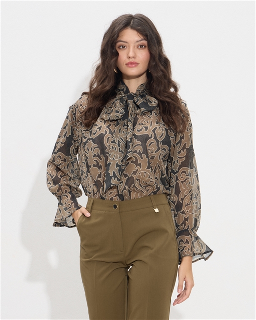 40082A.jpg BLOUSE CHIFFON PRINTED - Image 1