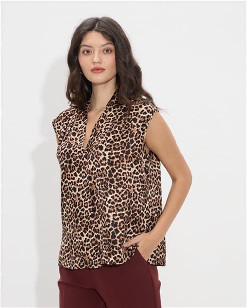 40087.jpg BLOUSE ANIMAL PRINT - Image 1