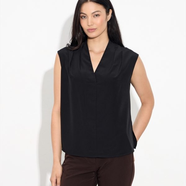 BLOUSE CREPE SLEEVELESS