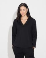 BLOUSE SCUBA V NECK - Image 3