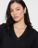 BLOUSE SCUBA V NECK - Image 4
