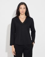 BLOUSE SCUBA V NECK - Image 7