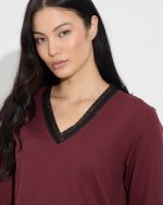 BLOUSE SCUBA V NECK - Image 10