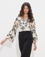 SHIRT PRINTED MAO V NECK - Image 3